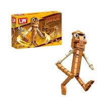 Bonecos De Blocos De Montar Italian Brainrot Tung Tung Sahur Tralalero Bombardino Crocodilo Bananini