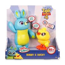 Bonecos de brinquedo Mattel Disney Pixar Toy Story Ducky Bunny, pacote com 2 Bonecos de brinquedo Mattel Disney Pixar Toy Story Ducky Bunny, pacote com 2