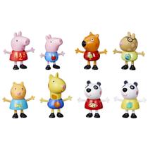 Bonecos de brinquedo Peppa Pig School Classroom, pacote com 8 crianças a partir de 3 anos
