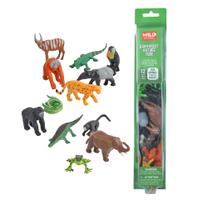 Bonecos de brinquedo Wild Republic Rainforest Nature Tube 12 peças