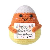 Bonecos De Crochê De Vampiro E Fantasma Para Halloween, Pelúcia De Bolso, Energia Positiva, Feito À
