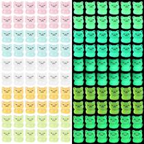 Bonecos de gato em miniatura de resina luminosa CCINEE, 60 unidades para decoração Bonecos de gato em miniatura de resina luminosa CCINEE, 60 unidades para decoração