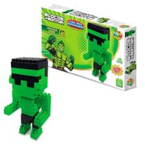 Bonecos de Montar Heróis Os Defensores Tipo Lego 64 Peças - GGB