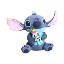 Bonecos De Pelúcia Azul E Rosa Disney Lilo E Stitch Brinquedos De Natal Para Crianças