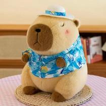 Bonecos De Pelúcia Capivara De Praia De Verão, Família De Três, Figuras Fofas Com Forro De Malha
