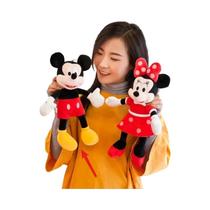Bonecos De Pelúcia Da Disney Mickey Mouse E Minnie Para Crianças, Brinquedo Fofo, Presente De