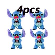 Bonecos De Pelúcia Kawaii Stitch 12cm 18cm 25cm Brinquedos De Anime Para Bebês Presente De