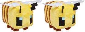 Bonecos de Pelúcia Minecraft Mattel Macios Colecionáveis 20 cm Pacote com 2