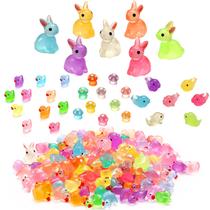 Bonecos de resina VZZNN Luminous Mini Animals, 148 unidades para decoração