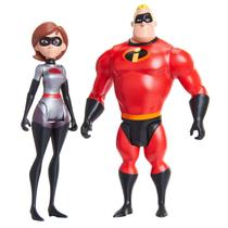 Bonecos Disney JAKKS Pacific Mulher-Elástica & Sr. Incrível 2 unidades Bonecos Disney JAKKS Pacific Mulher-Elástica & Sr. Incrível 2 unidades