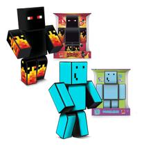 Bonecos do jogo Mine Athos e Problems 35 cm kit com 2 Craft Bonecos do jogo Mine Athos e Problems 35 cm kit com 2 Craft