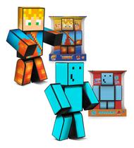 Bonecos do jogo Mine Problems e Lopers 25 cm kit com 2 Craft