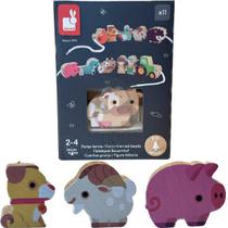 Bonecos E Animais De Madeira Janod