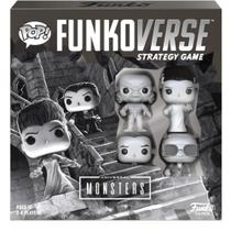 Bonecos em miniatura Funko Funkoverse Universal Monsters 100, pacote com 4 Bonecos em miniatura Funko Funkoverse Universal Monsters 100, pacote com 4