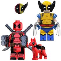 Bonecos Filme Deadpool e Wolverine Blade Gambit Marvel Colecionável Rico em Detalhes com acessórios
