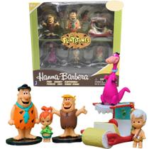 Bonecos Flintstones Fred Barney Pedrita Bambam Dino kit 6pcs