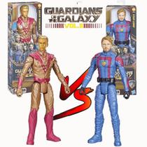 Bonecos Guardiões da Galaxia 3 Star Lord Adam Warlock 30cm