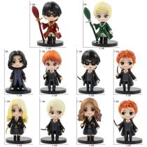 Bonecos Harry Potter Coleçao Kit Brinquedo Miniaturas Figure Presente Hermione e Ron Weasley