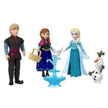 Bonecos - Kit Frozen Personagens e acessorios MATTEL