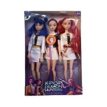 Bonecos Kpop Demon Hunters Edição Musical Pacote Com 3 Brinquedos Sonoros E De Armas Para Crianças Bonecos Kpop Demon Hunters Edição Musical Pacote Com 3 Brinquedos Sonoros E De Armas Para Crianças
