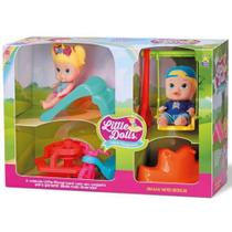 Bonecos Little DOLLS Super Playground Divertoys 8126