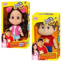 Bonecos Maria Clara e JP Kit Original Articulado Baby Brink