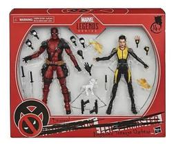 Bonecos Marvel Legends Series X-Men Deadpool e Negasonic Teenage - Hasbro