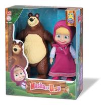 Bonecos Masha e o Urso Articulados - Divertoys Bonecos Masha e o Urso Articulados - Divertoys