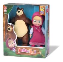 Bonecos Masha E O Urso Articulados - Divertoys Bonecos Masha E O Urso Articulados - Divertoys