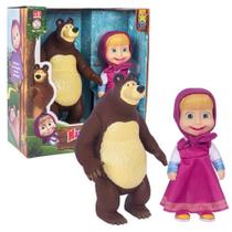 Bonecos Masha e o Urso em Vinil - Divertoys Bonecos Masha e o Urso em Vinil - Divertoys