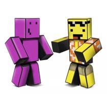 Bonecos Melzinha + Mel 35 cm Turma Do Problems Minecraft