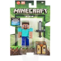 Bonecos Minecraft Com Acessórios GTP08 7/11 CM Mattel Bonecos Minecraft Com Acessórios GTP08 7/11 CM Mattel