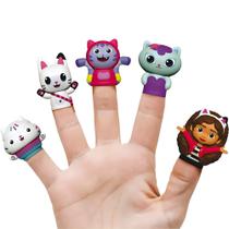 Bonecos Miniatura A Casa Mágica Da Gabby Dedoches Kit Com 5 - Lider Brinquedos