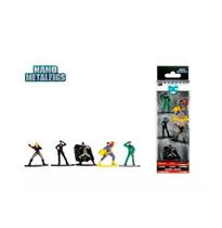 Bonecos Nano Metal Figs DC Comics Com 5 Personagens Bonecos Nano Metal Figs DC Comics Com 5 Personagens