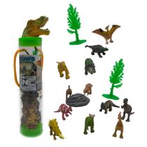 Bonecos no Tubo Colecao Dinossauros - Tubo Animal Bbr R2983