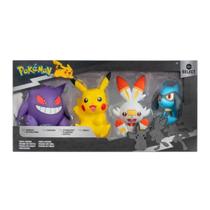Bonecos Pikachu, Gengar, Scorbunny E Riolu - Pokémon Bonecos Pikachu, Gengar, Scorbunny E Riolu - Pokémon