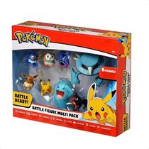 Bonecos Pokémon Batalha Pikachu Sua Turma Figura De Ação