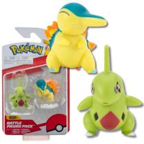Bonecos Pokémon - Larvitar E Cyndaquil Pack De Figuras Sunny