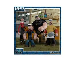 Bonecos Popeye Boxed Set - 5 Point Figures - Mezco Toys