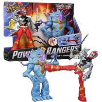 Bonecos Power Rangers Red Ranger vs. Doomsnake - Hasbro