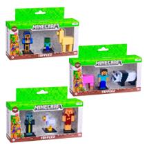 Bonecos Sortidos Minecraft Pack 3 Unitário Série 2 Multikids - BR2554 Bonecos Sortidos Minecraft Pack 3 Unitário Série 2 Multikids - BR2554