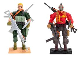 Bonecos Sos Commandos Gulliver White Billy Vs Gladios 893