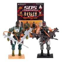 Bonecos Sos Commandos Tony Turner Vs Bad Ninja Gulliver 0894