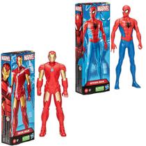 Bonecos Super Herói Homem Aranha e Homem de Ferro Expression - Hasbro