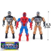 Bonecos Super Heróis Heros Of Power 6 Peças