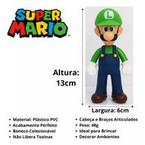 Bonecos Super Mario Luigi Yoshi