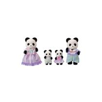 Bonecos Sylvanian Families Família Pandas Graciosos Brinquedo Infantil