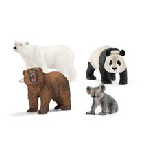 Bonecos Toy Playset Schleich Wild Life Bear para crianças de 3 anos ou mais