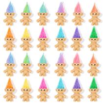 Bonecos Troll HLXGFCAI 30 Peças Mini 10 cm Cabelo Colorido