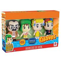 Bonecos Turma Do Chaves 4 Personagens Em Vinil - Líder